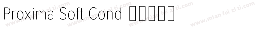 Proxima Soft Cond字体转换